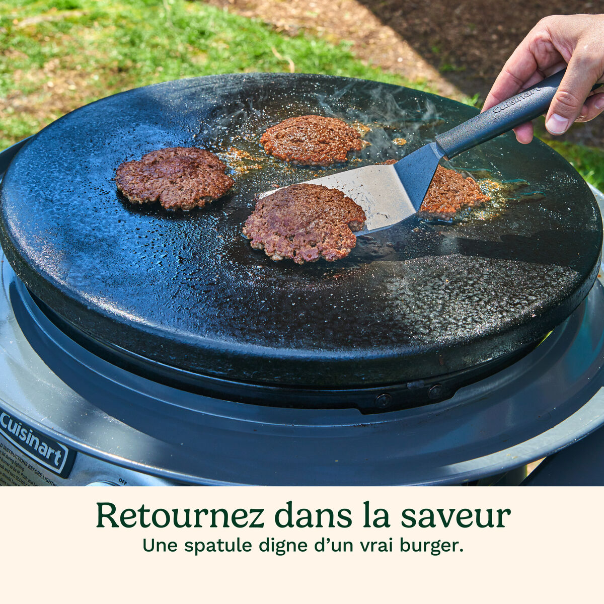 Cuisinart Kit Presse &agrave; Burger en Fonte 17 cm