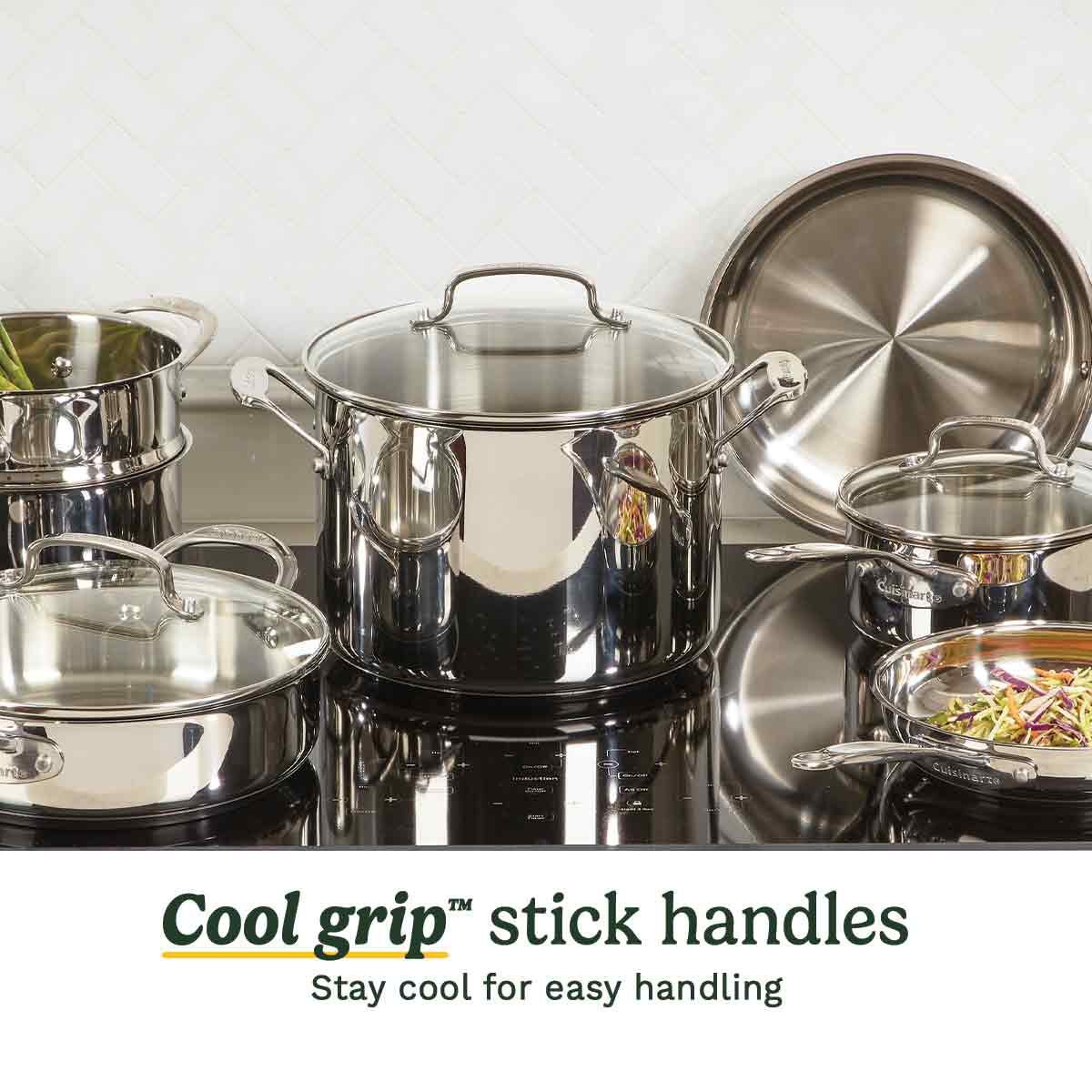 Cuisinart Batterie de Cuisine En Acier Inoxydable Chef&rsquo;s Classic