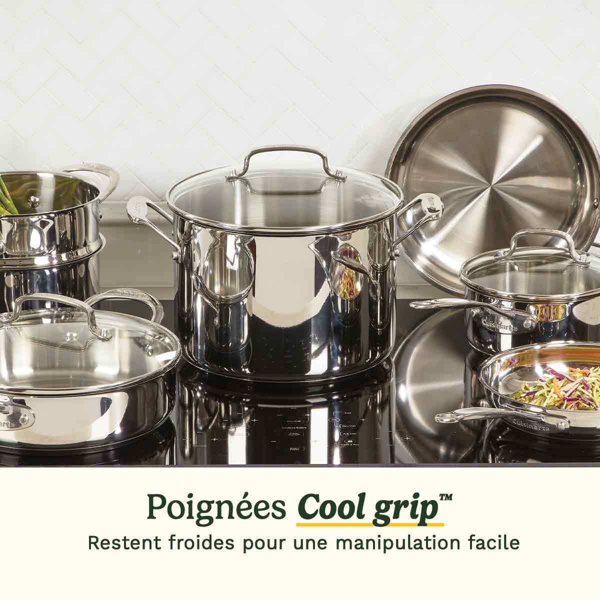 Cuisinart Batterie de Cuisine En Acier Inoxydable Chef&rsquo;s Classic, , large 6