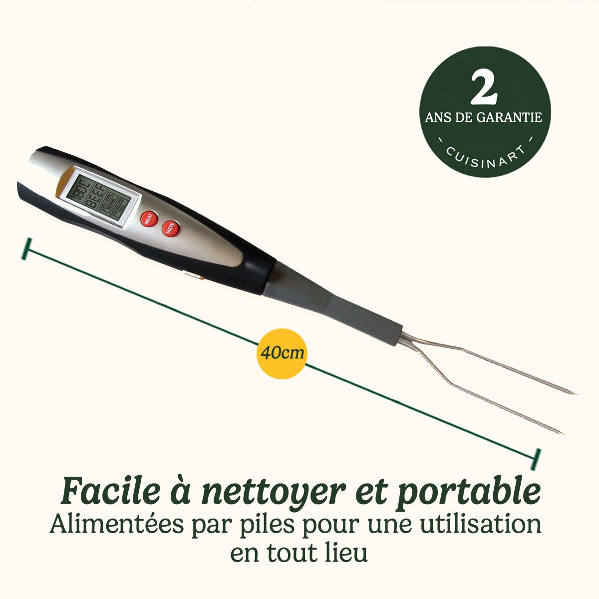 Cuisinart Fourchette de Temp&eacute;rature Num&eacute;rique Programmable, , large 6