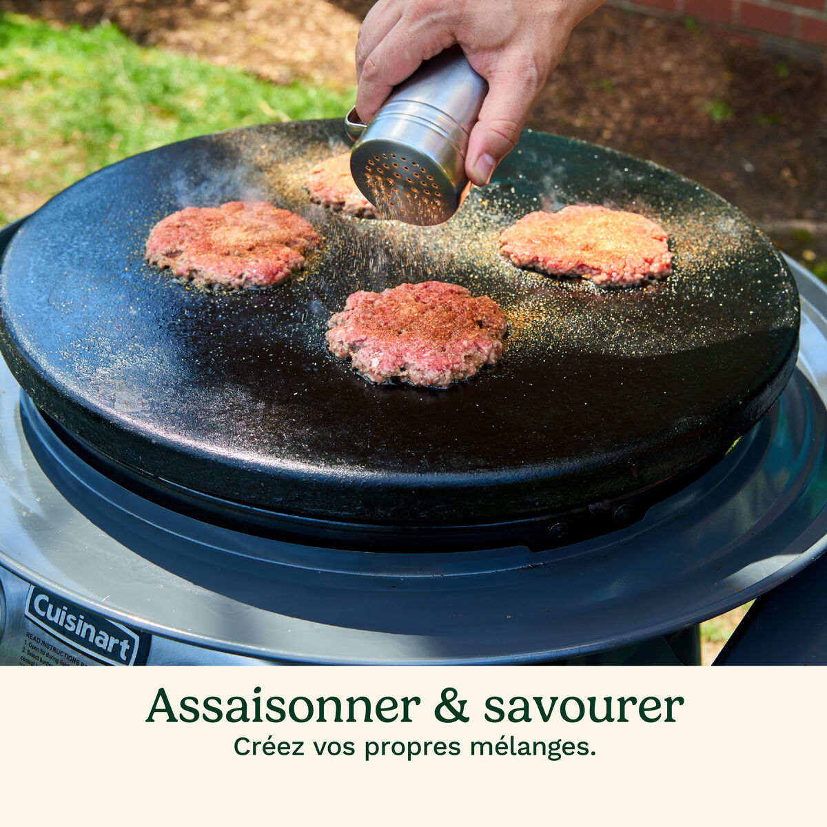 Cuisinart Kit Presse &agrave; Burger en Fonte 17 cm