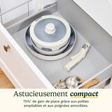 Cuisinart ClickSmart Batterie de Cuisine 7 Pi&egrave;ces Antiadh&eacute;sive &agrave; Poign&eacute;e Amovible, , small 5