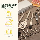 Cuisinart Ensemble D'Outils De Gril De Luxe En Acier Inoxydable De 20 Pi&egrave;ces