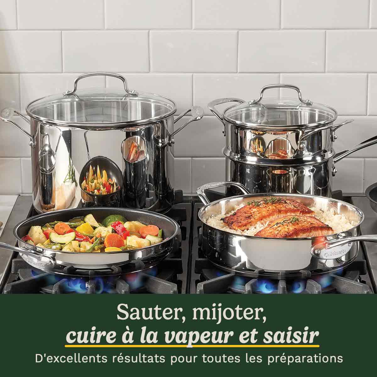 Cuisinart Batterie de Cuisine En Acier Inoxydable Chef&rsquo;s Classic, , large 3